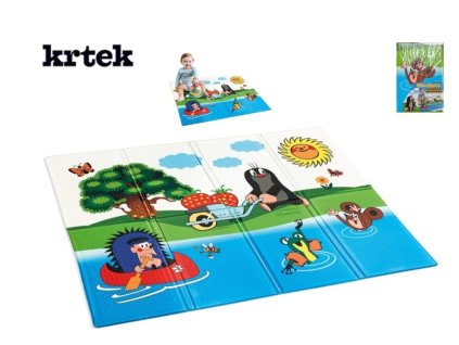 Skládací pěnová podložka Krtek 120 x 90 cm