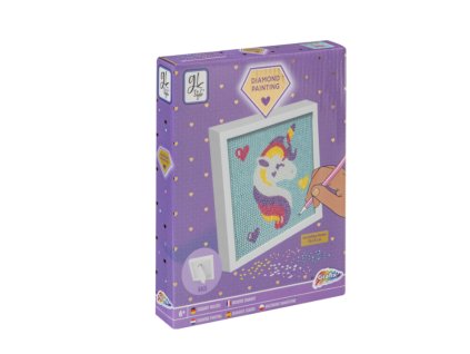 Diamantové tvorenie Jednorožec