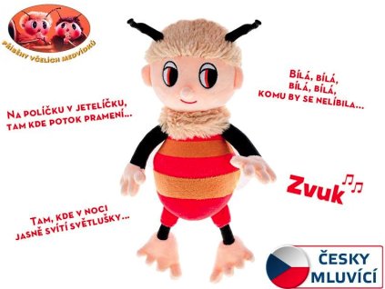 Včelí medvídek - Čmelda 26 cm plyšový s písničkami