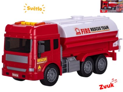 Auto hasiči cisterna 27 cm se světlem a zvukem
