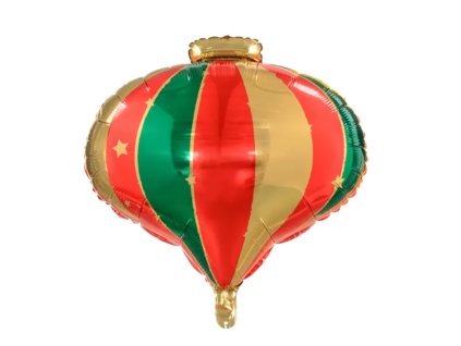 Fóliový balónek Vánoční ozdoba 52 x 45 cm