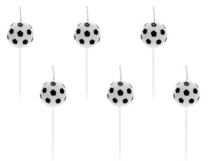 Svíčky dortové - Fotbalový míč