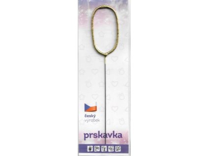 Prskavka zlatá - číslo 0