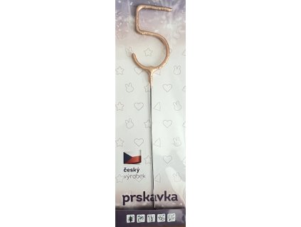 Prskavka Číslo 5, Rosegold, zlato-růžová
