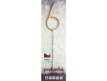 Prskavka Číslo 6, Rosegold, zlato-růžová