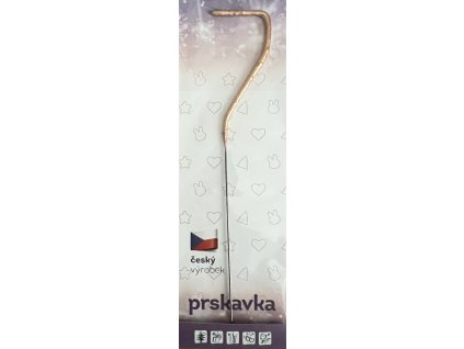 Prskavka Číslo 7, Rosegold, zlato-růžová