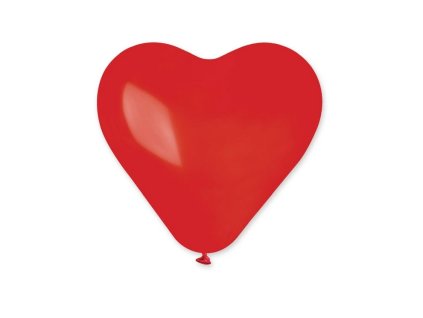 Výhodné balení SRDCE latexových balónků 44cm červených 25ks #045