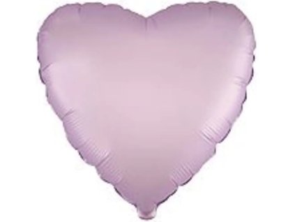Fóliový balónek 36cm SRDCE světle fialové