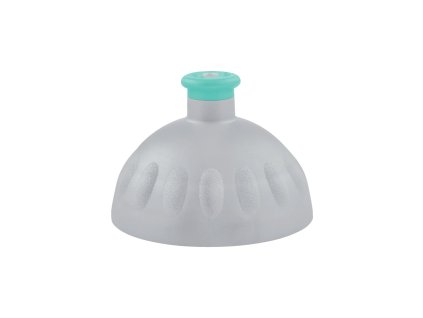 Náhradní víčko Zdravá Lahev - stříbrné/zátka zelená