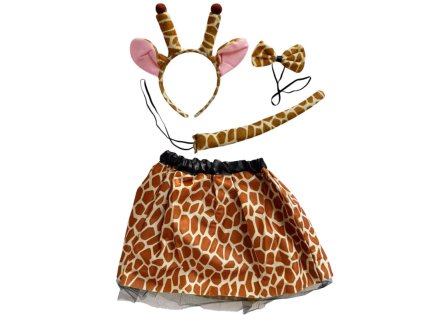 Dětský set na karneval Žirafa 4ks