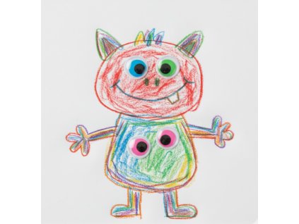 Samolepky Oči pohyblivé 120ks dvě varianty