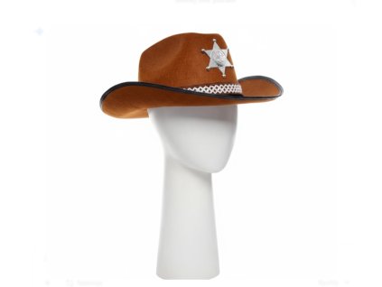 Klobouk Šerif dětský hnědý