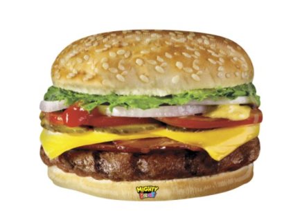 Fóliový balónek Cheesburger 66cm
