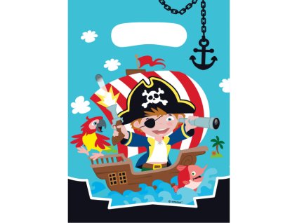 Tašky Pirát 24x16cm 8ks