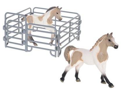 ZooLandia Strakatý kůň s hříbětem