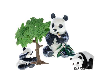 Panda s mláďatami figúrka - ZooLandia