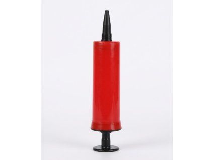Pumpička na balónky 18 cm - červená