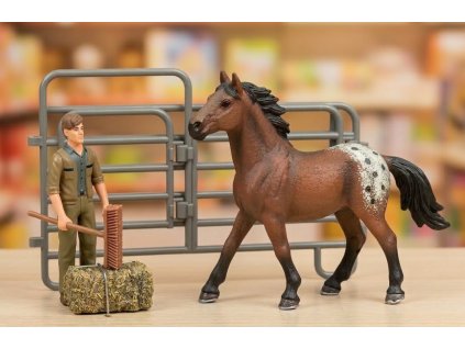 ZooLandia Farmář a strakatý kůň