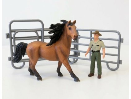 ZooLandia Farmář a hnědý kůň
