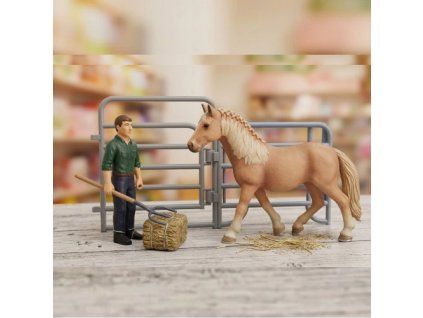 ZooLandia Farmář a plavý kůň