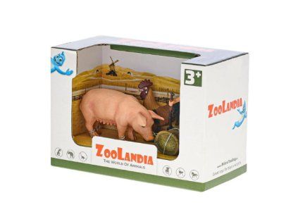 ZooLandia Farmář, prasnice a kohout