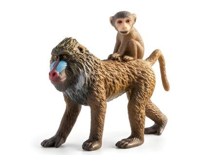 Zoolandia Pavián samica s mláďaťom