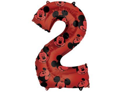 Fóliový balónek Mickey číslo 2 66 cm