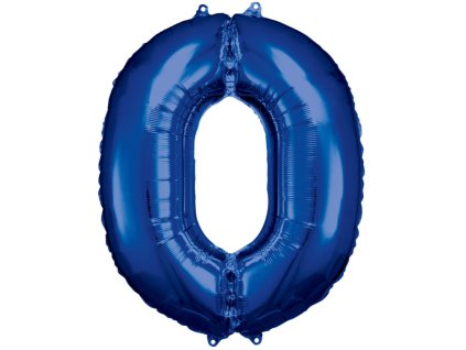 86 cm balónek číslice 0 - barevné varianty