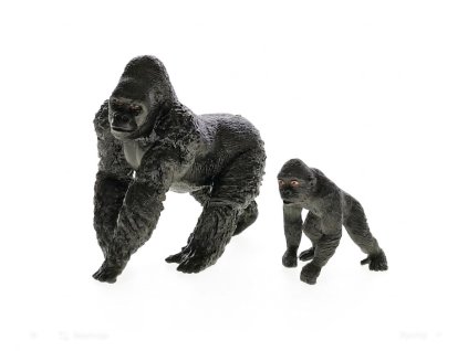 ZooLandia Gorila samec s mládětem