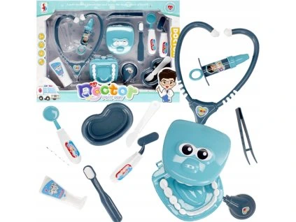 Doktor hrací set se zvukem a světlem šedá