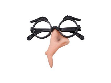 Čarodějnické brýle s nosem