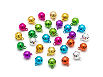 Rolničky barevné kovové DIY set