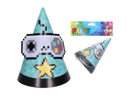 Párty čepičky Game 6 ks