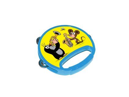 Tamburína Krteček modrá