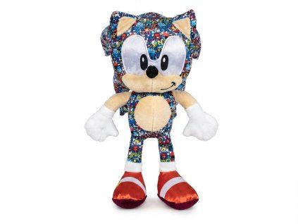 SONIC POP classic - ježek plyšový 70 cm - modrý