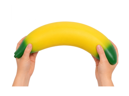 Mega squeeze banán, strečový 37cm