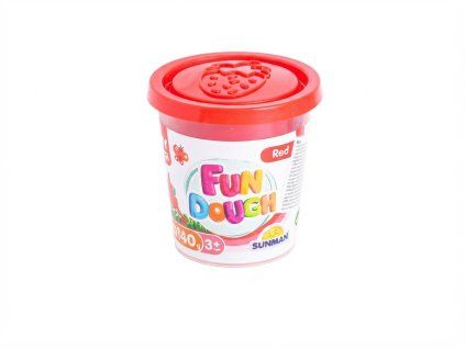 Kelímek modelíny 140 g - Fun Dough - červená