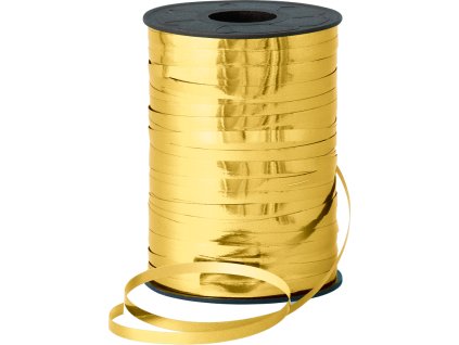 Stuha vázací 1,5m - metalická zlatá