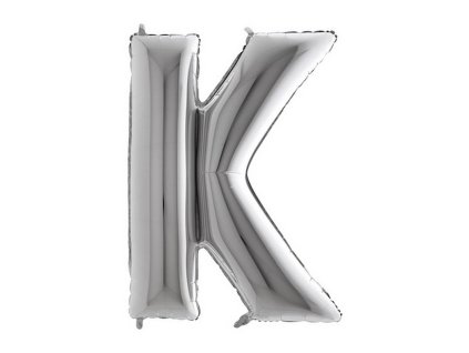 Fóliový balónek písmeno  K 102 cm - barevné varianty