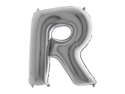 Fóliový balónek písmeno R 102 cm - barevné varianty