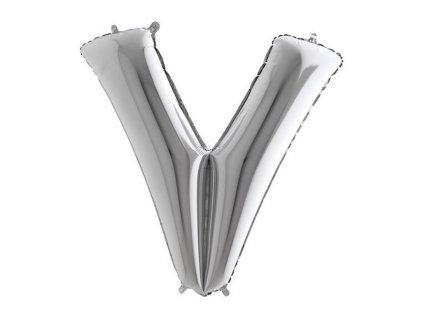 Fóliový balónek písmeno V 102 cm - barevné varianty