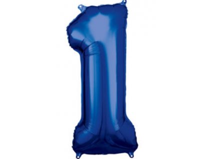 86 cm balónek číslice 1 - barevné varianty