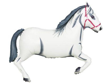 Fóliový balónek 91 cm Kůň bílý