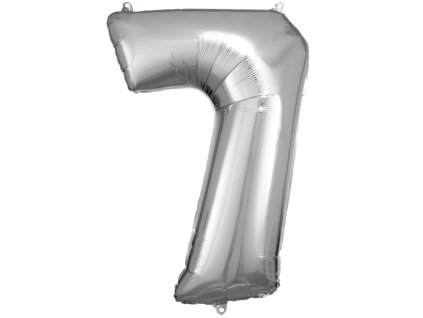 86 cm balónek číslice 7 - barevné varianty