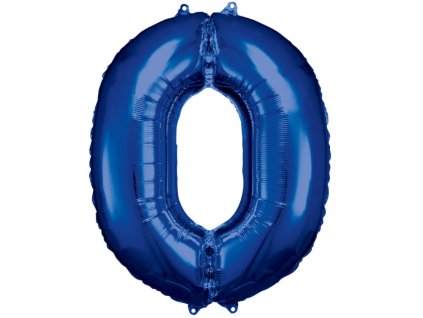 86 cm balónek číslice 0 - barevné varianty