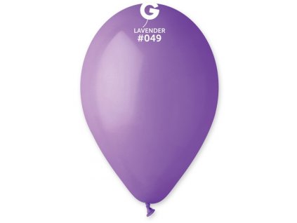 #049 Kulatý latexový balónek 26 cm - Levandulová