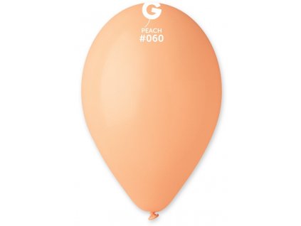 #060 Kulatý latexový balónek 30 cm - Broskvová
