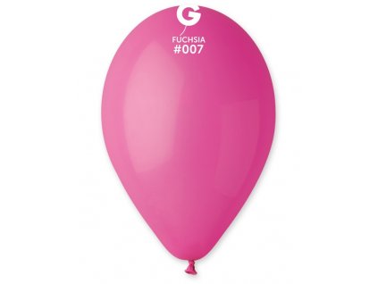 #007 Kulatý latexový balónek 30 cm - Fuchsiová