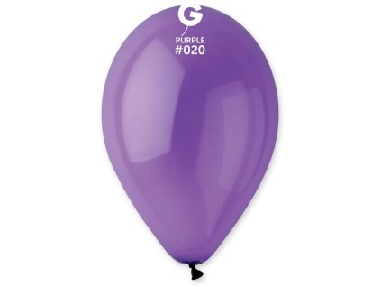 Kulatý latexový balónek 30cm Tmavě fialová #020