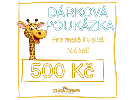 Dárková poukázka - 500Kč